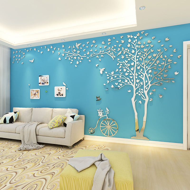 Specchio adesivo 3D cristallo