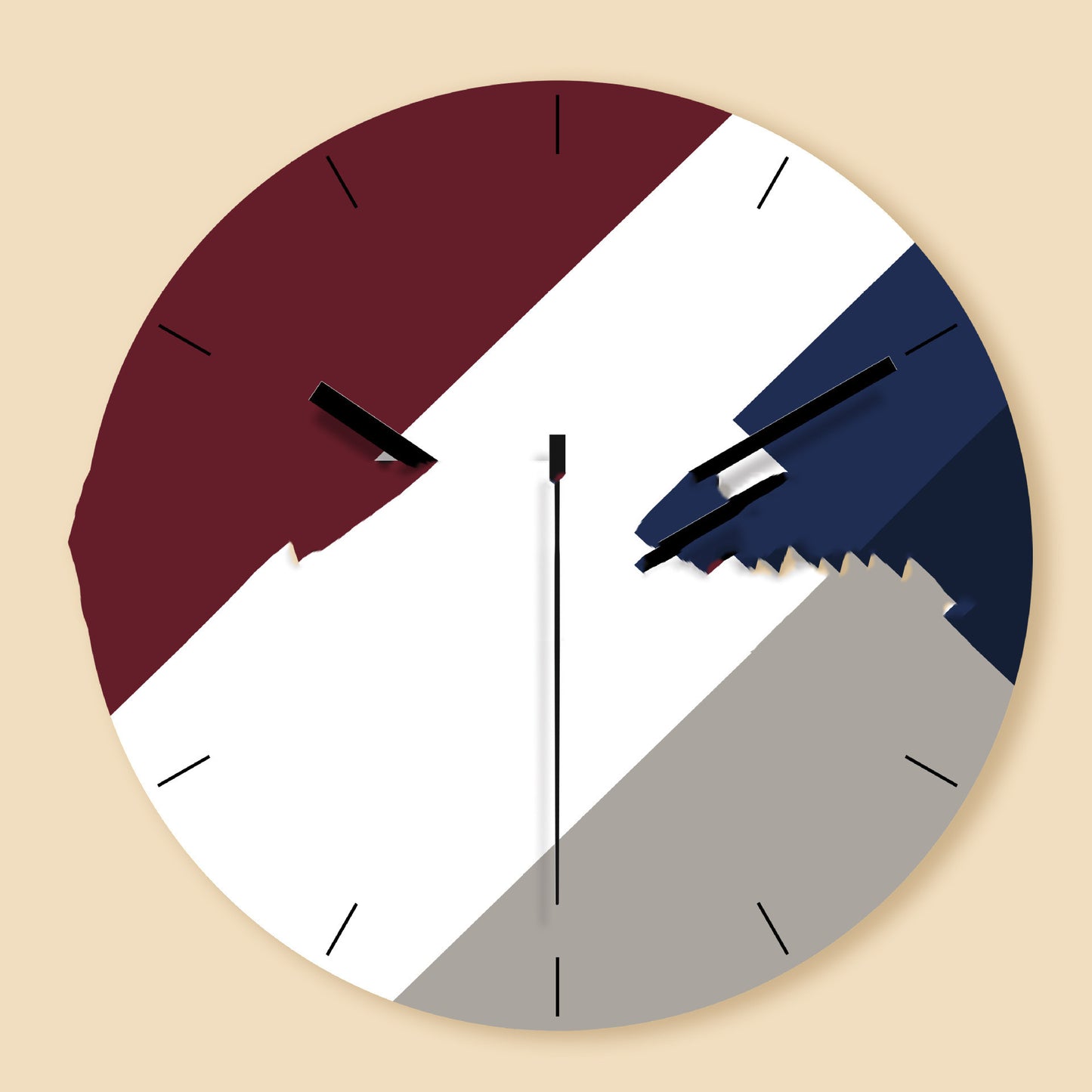 Orologio da parete Design geometrico