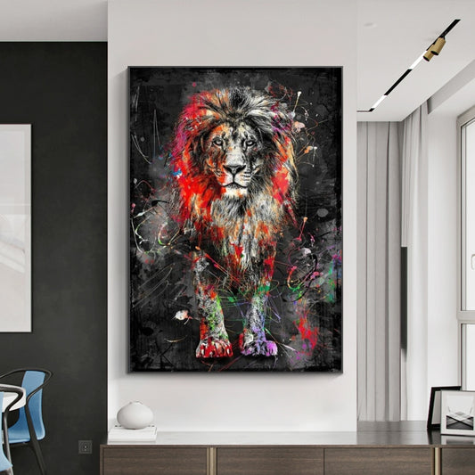 Poster Animali colorati