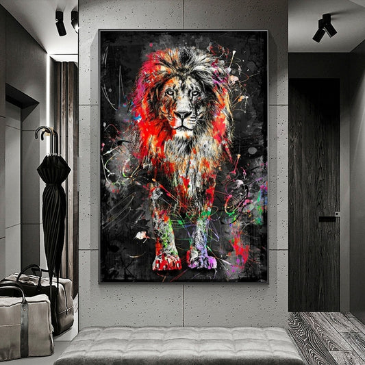 Poster Animali colorati