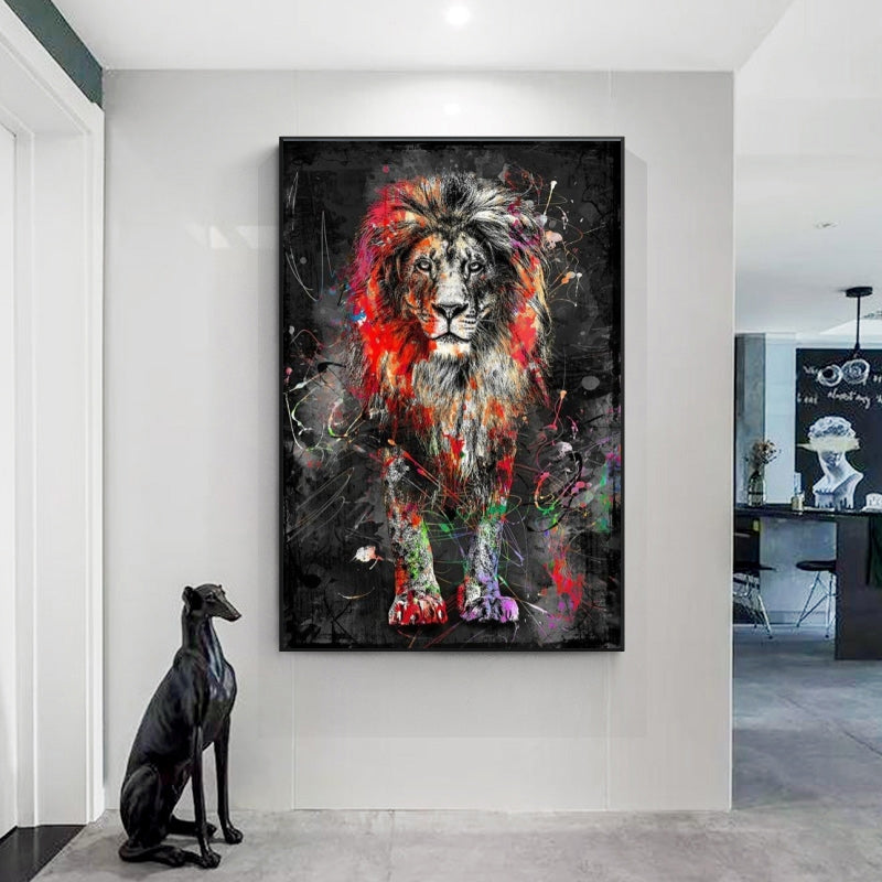 Poster Animali colorati