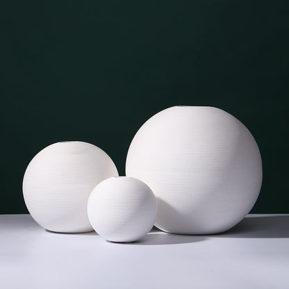 Vaso ceramica bianco