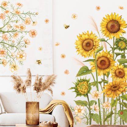 Adesivo murale girasole