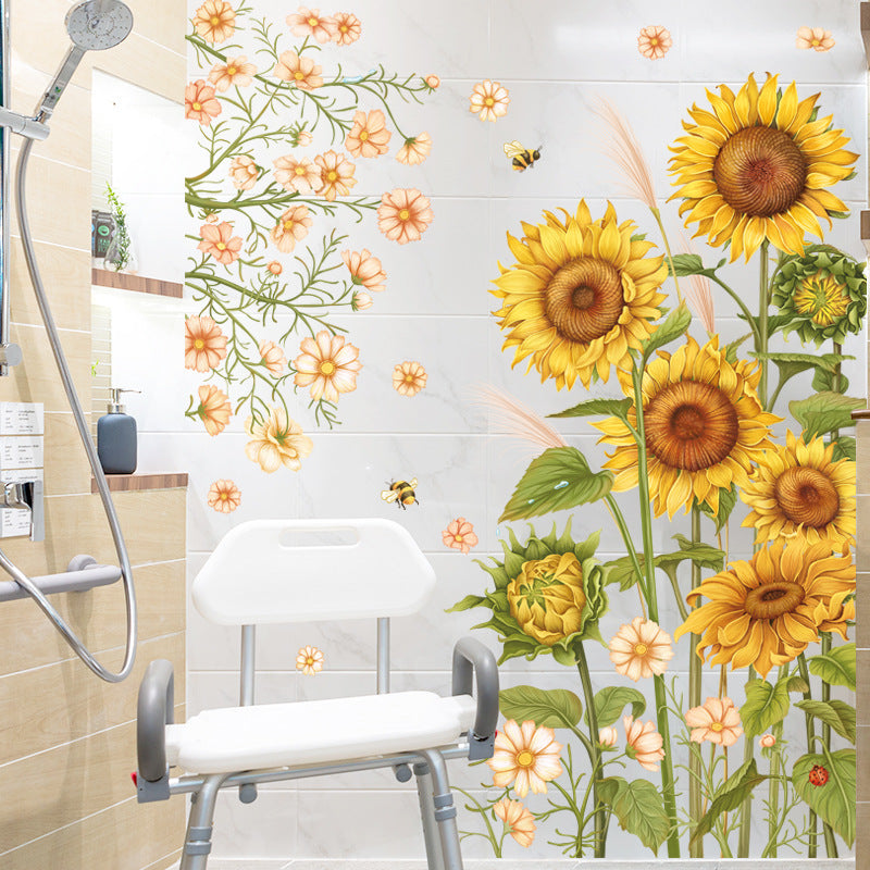 Adesivo murale girasole