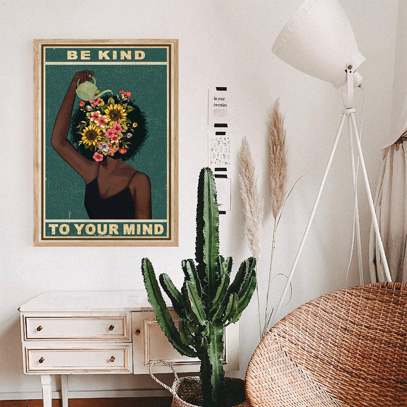 Quadro tela ragazza