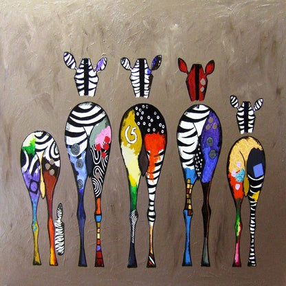 Quadro Animali dai numeri