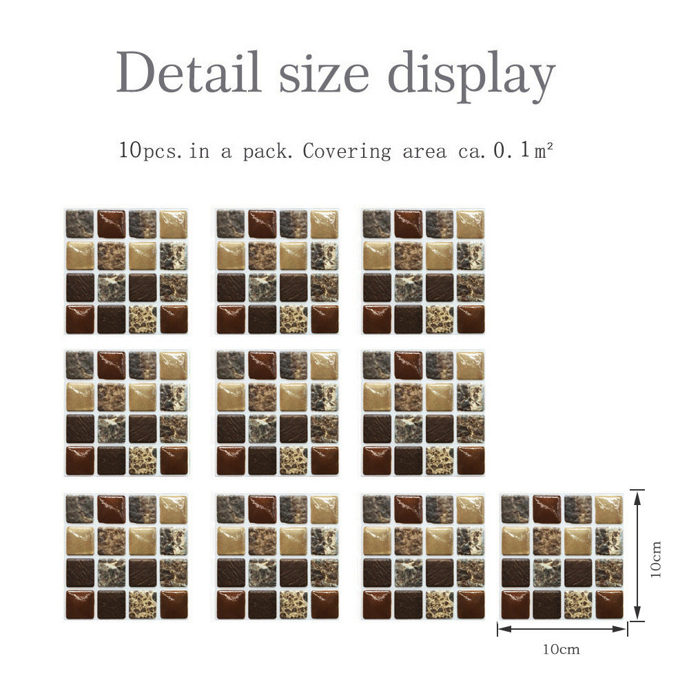 Adesivo murale mosaico 3D