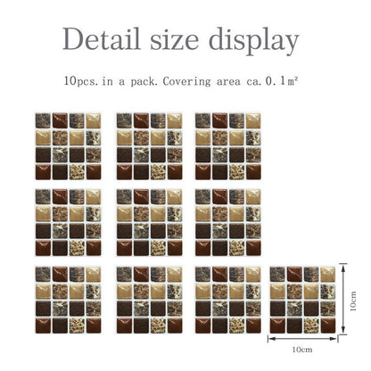 Adesivo murale mosaico 3D