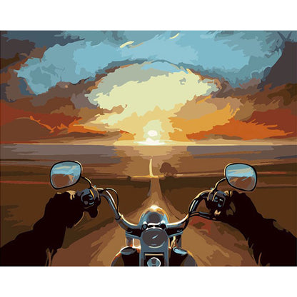 Quadro motocicletta retro