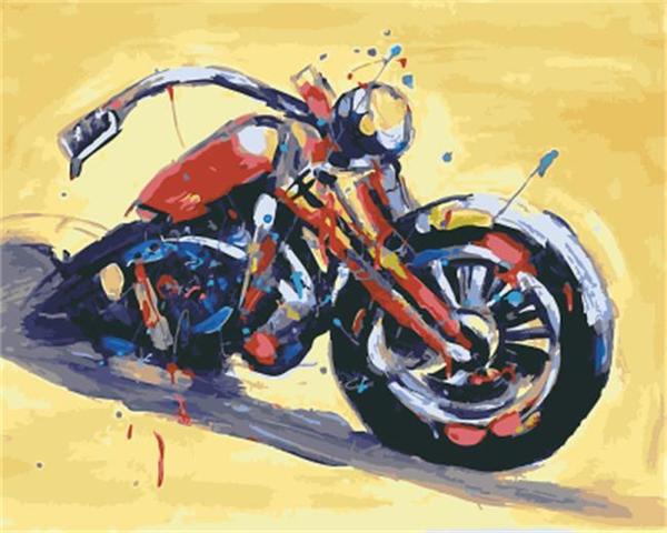 Quadro motocicletta retro