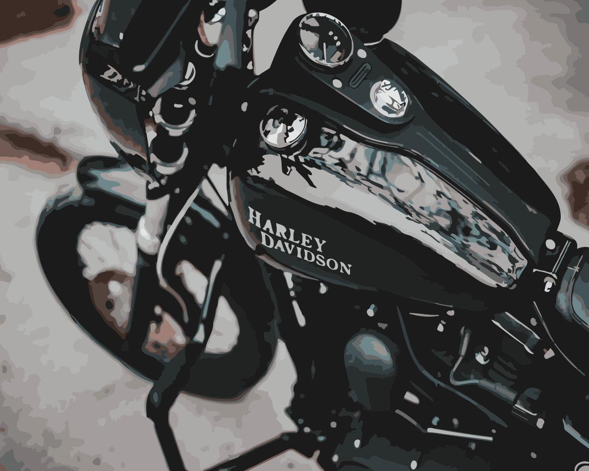 Quadro motocicletta retro