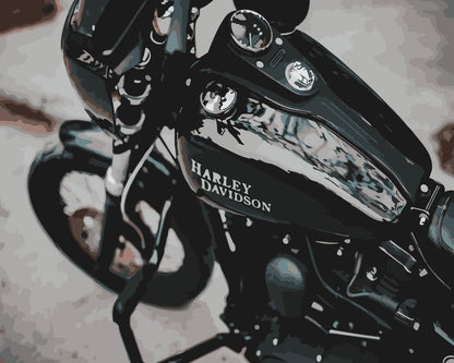 Quadro motocicletta retro