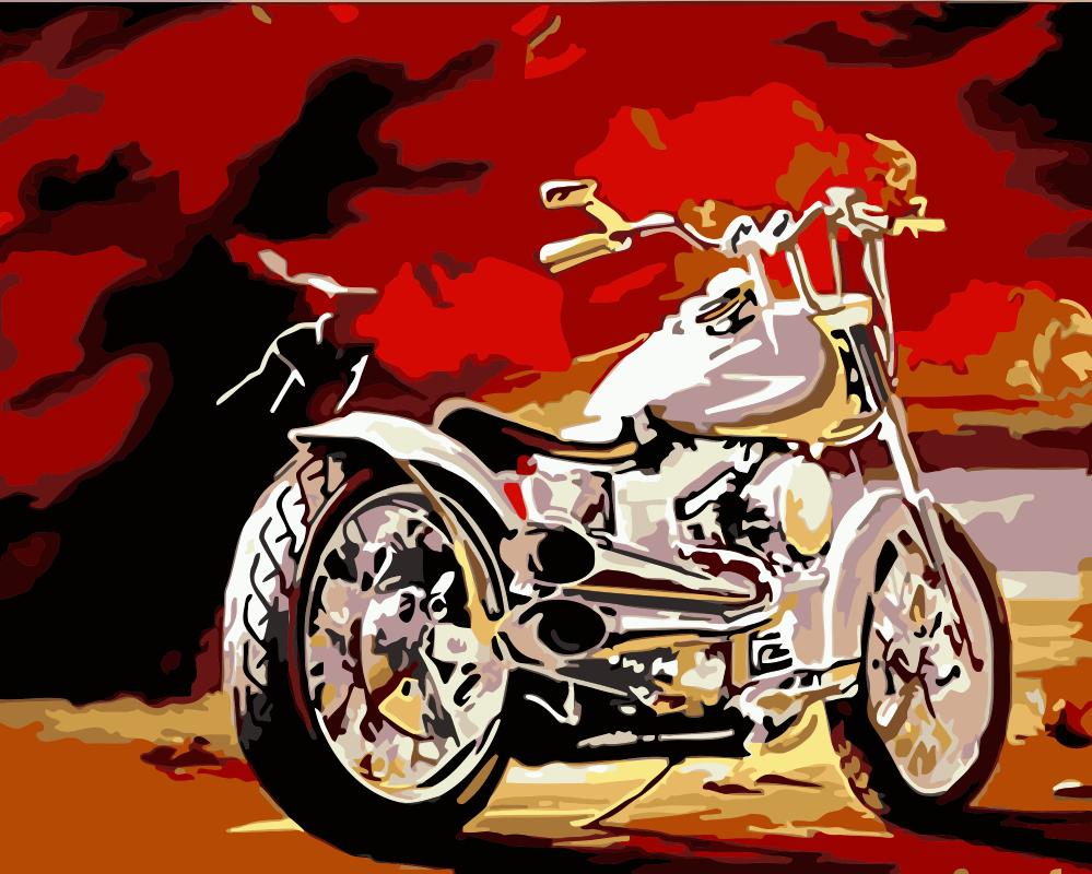 Quadro motocicletta retro