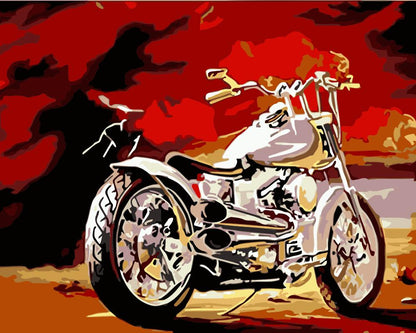 Quadro motocicletta retro