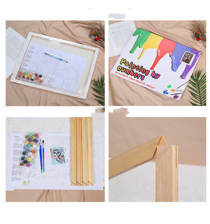 Quadro astratto fai-da-te