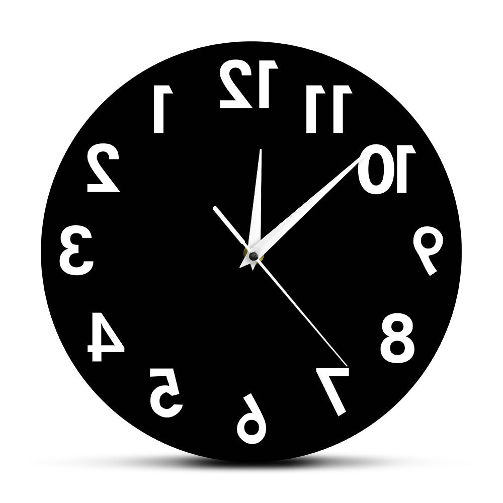 Orologio da parete Numeri invertiti