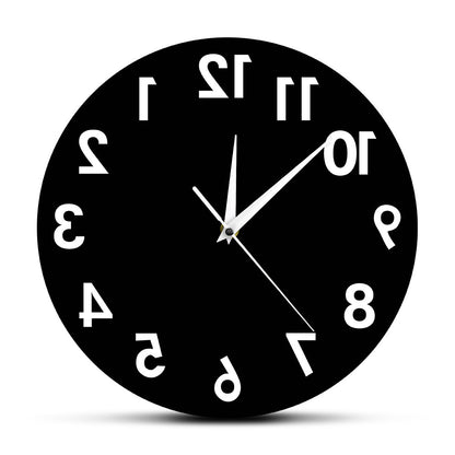 Orologio da parete Numeri invertiti