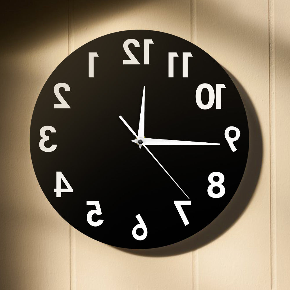 Orologio da parete Numeri invertiti