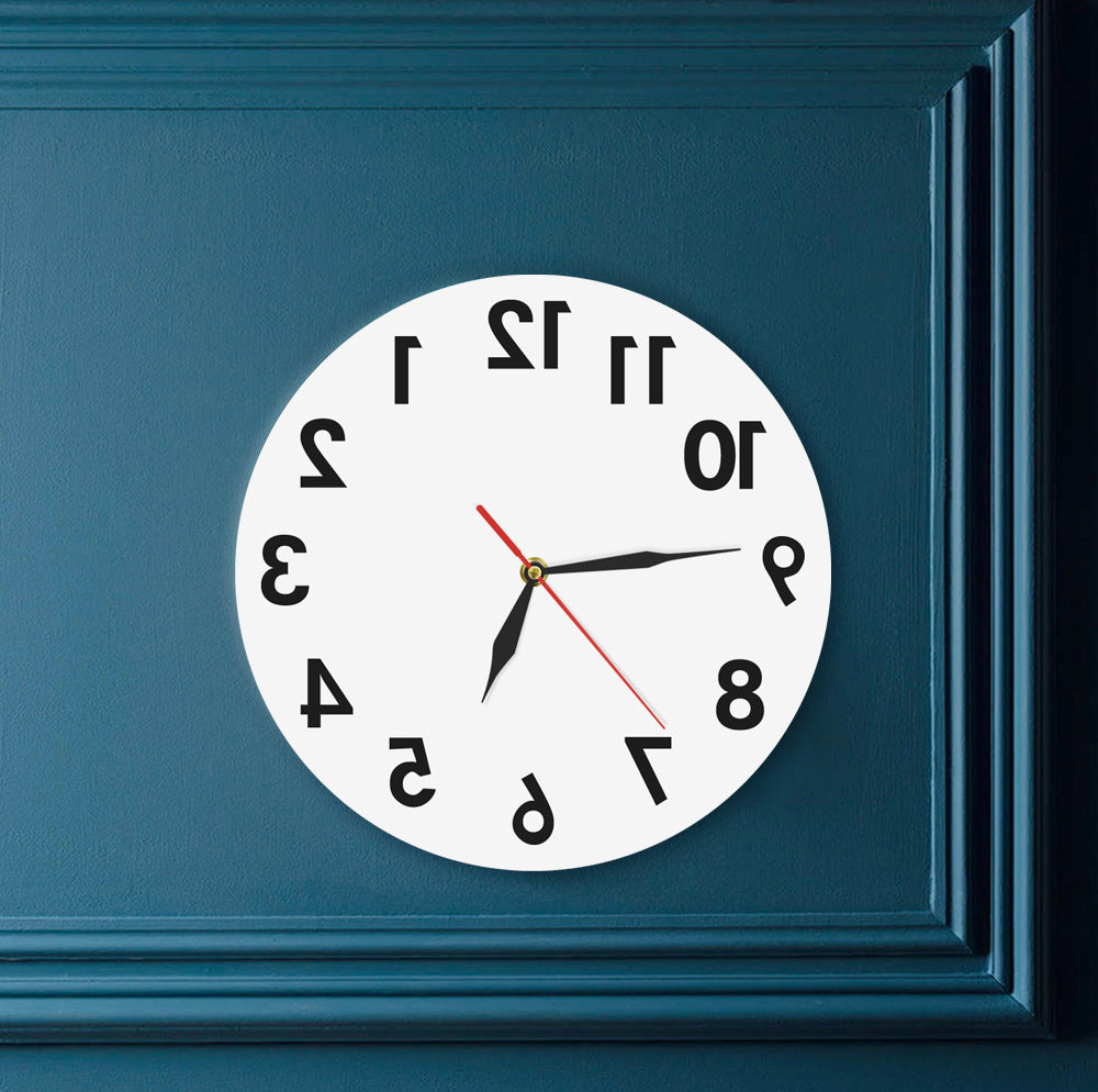 Orologio da parete Numeri invertiti