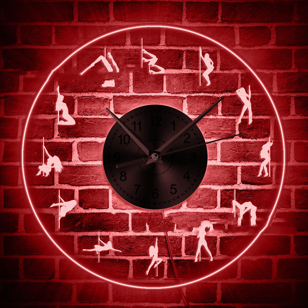 Orologio da parete Acrobati intorno cerchio