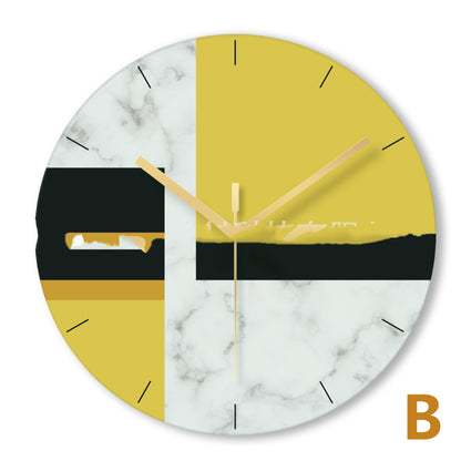 Orologio da parete Marmo arte déco giallo