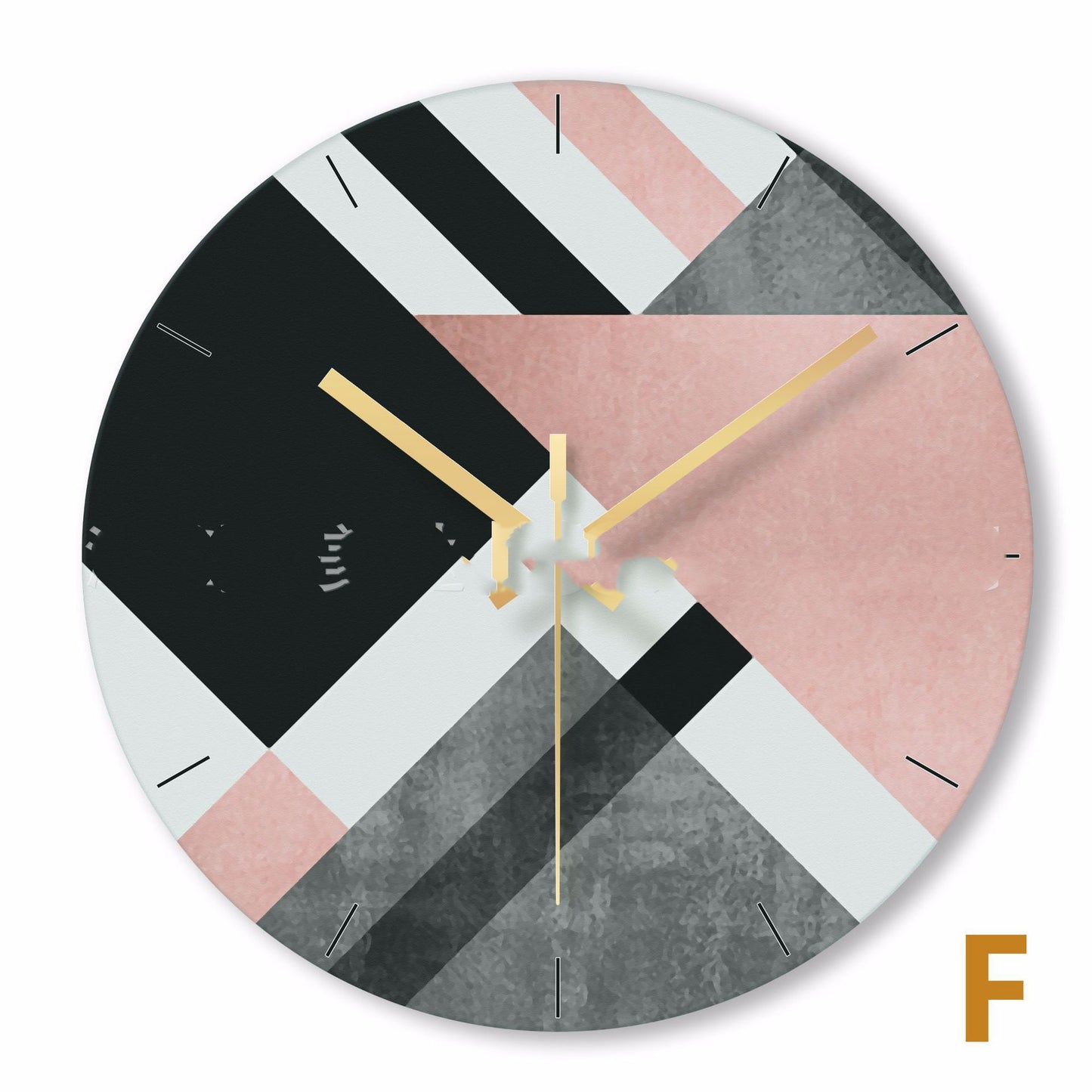 Orologio da parete Marmo arte déco giallo