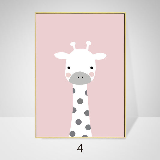 Quadro su tela Coniglietto bianco e scritta amore