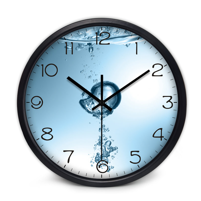 Orologio da parete Goccia acqua centro