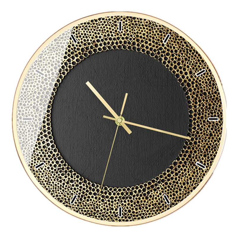 Orologio da parete Perline cristallo dorate