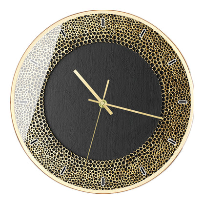 Orologio da parete Perline cristallo dorate