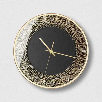 Orologio da parete Perline cristallo dorate