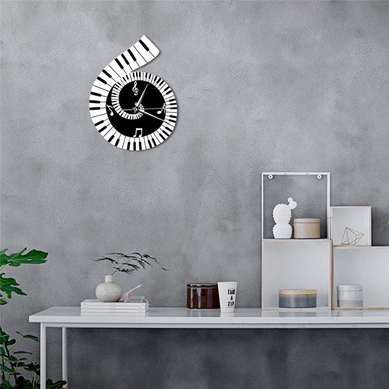 Orologio da parete Tastiera pianoforte bordo