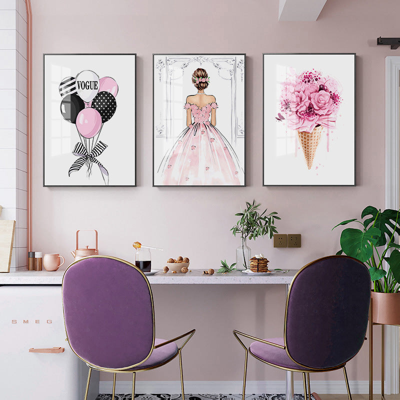 Quadro acquerello palloncini