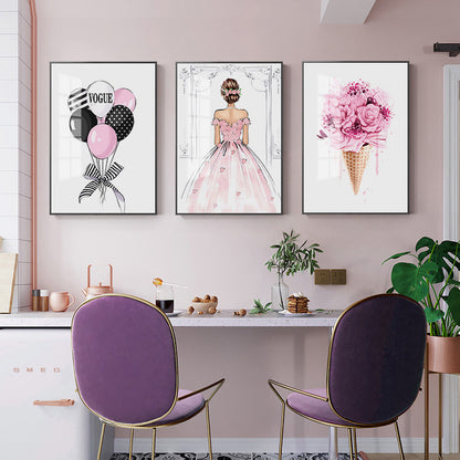 Quadro acquerello palloncini