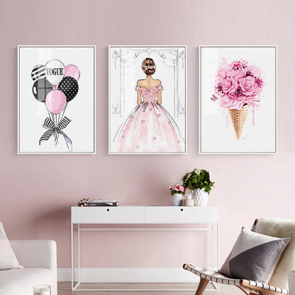 Quadro acquerello palloncini