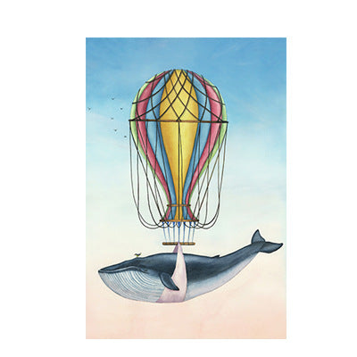 Quadro balena cartoon