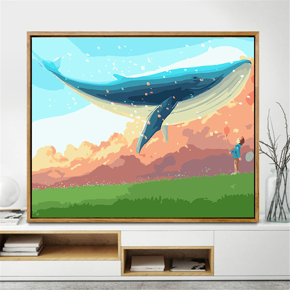Kit pittura oceano con cornice