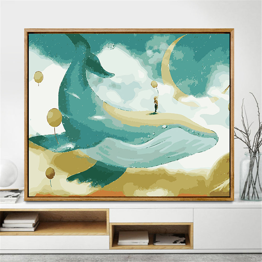 Kit pittura oceano con cornice