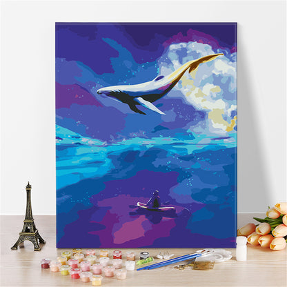 Kit pittura oceano con cornice