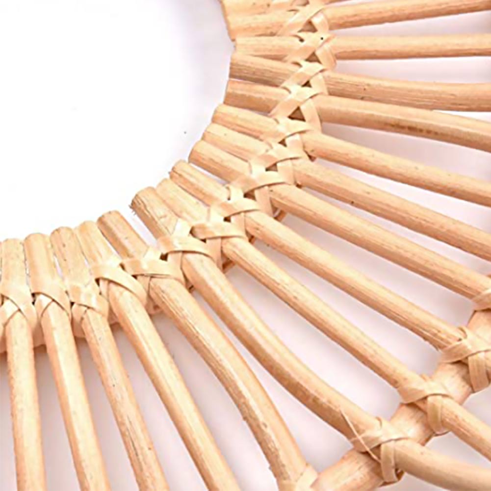 Specchio da parete rattan