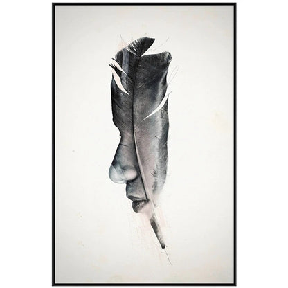 Quadro astratto minimalista nordico