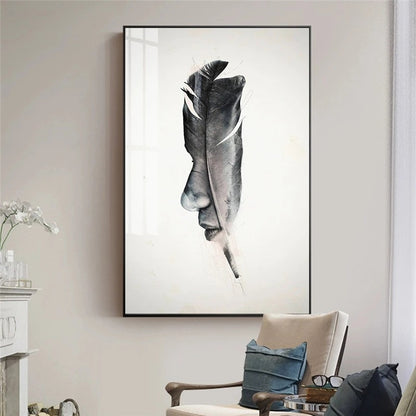 Quadro astratto minimalista nordico