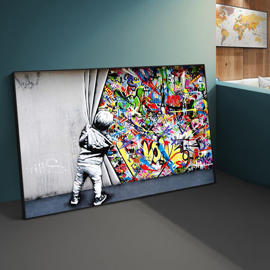 Quadro su tela Graffiti urbano
