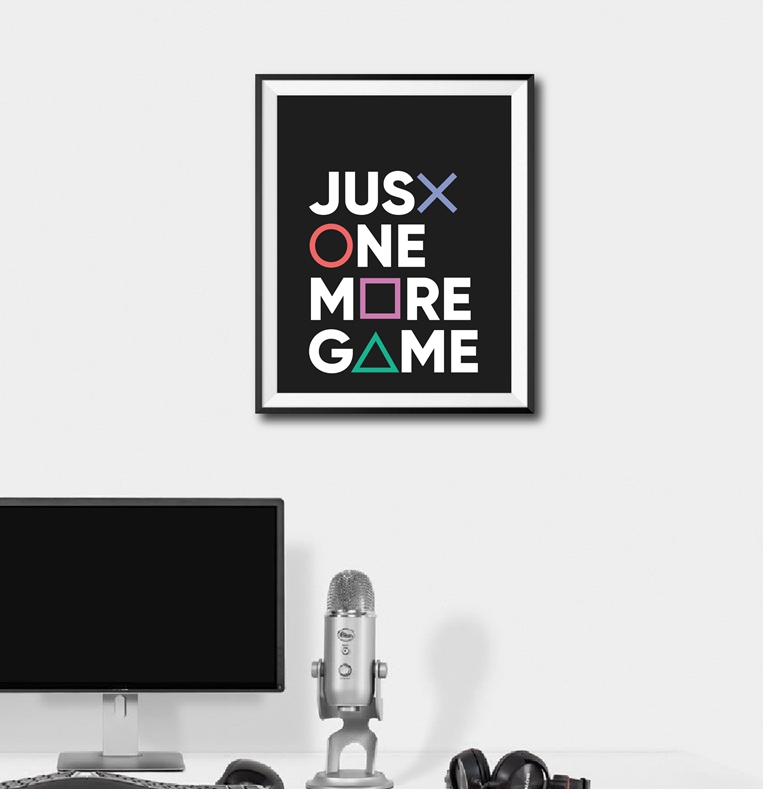 Quadro tema gaming