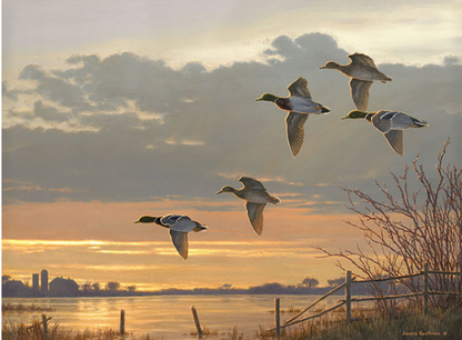 Quadro Tramonto Autunnale