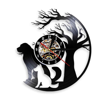 Orologio da parete Cani bernesi vinile