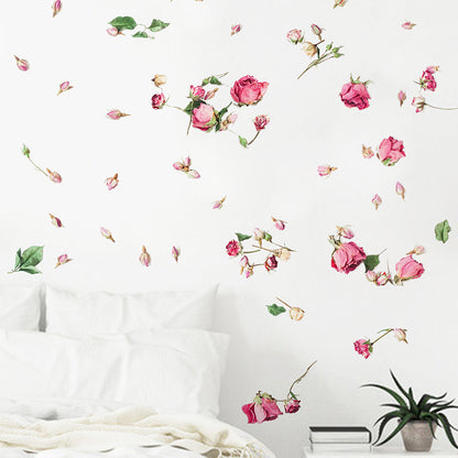 Adesivo murale rose secche