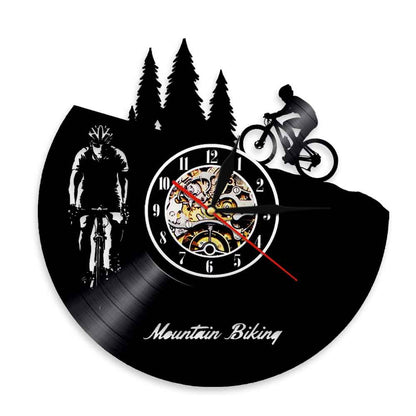 Orologio da parete Biciclette intorno bordo