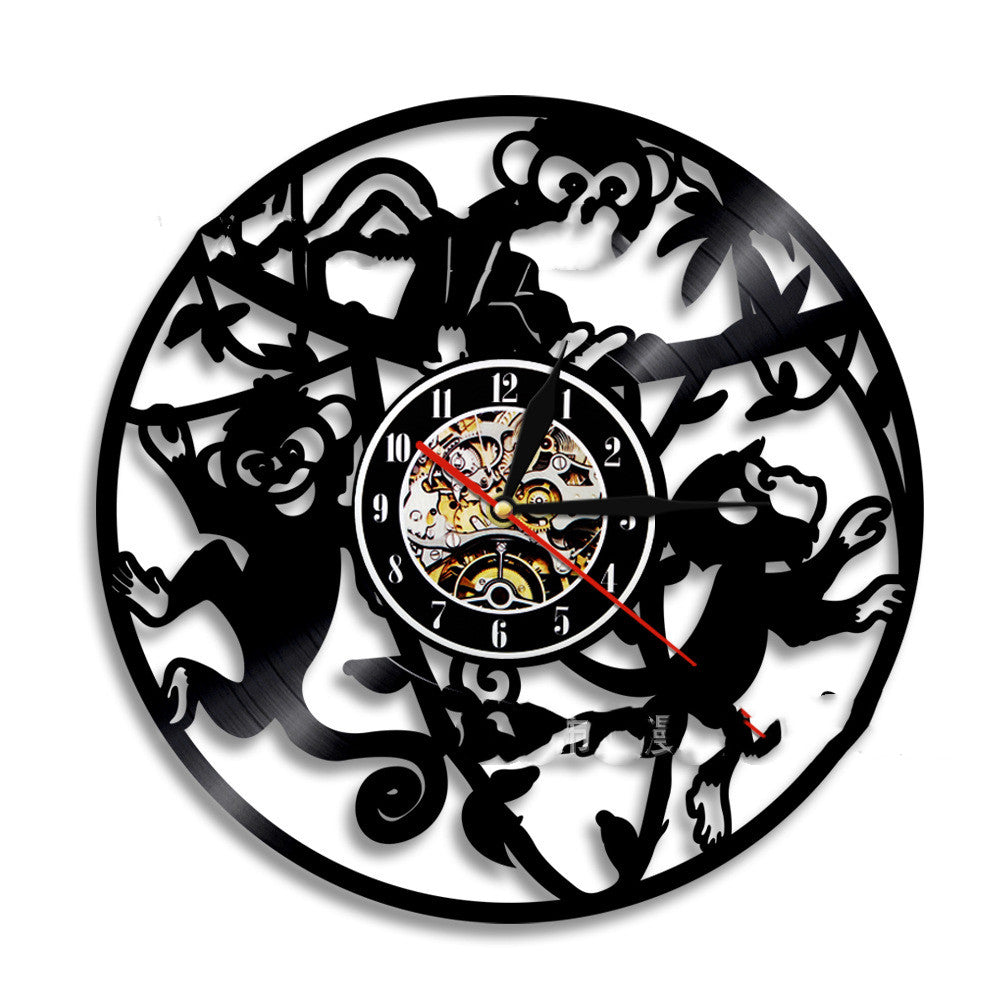 Orologio da parete Drago blu LED