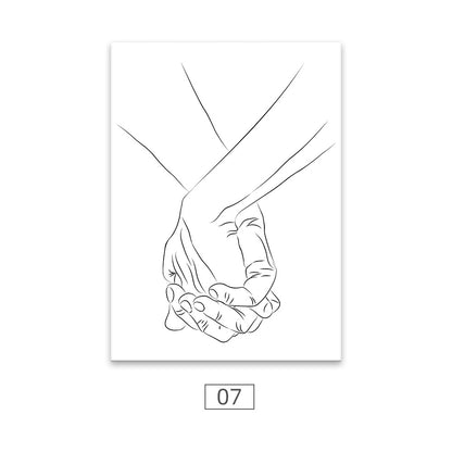 Quadro donna minimale